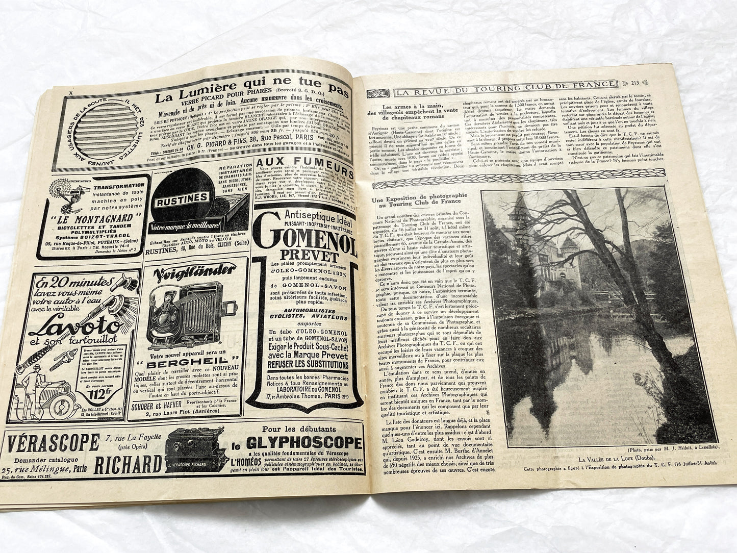 1920s - La Revue du Touring Club de France - Vintage French Magazine - Travel, Tourism & Automobilia - Original Issue