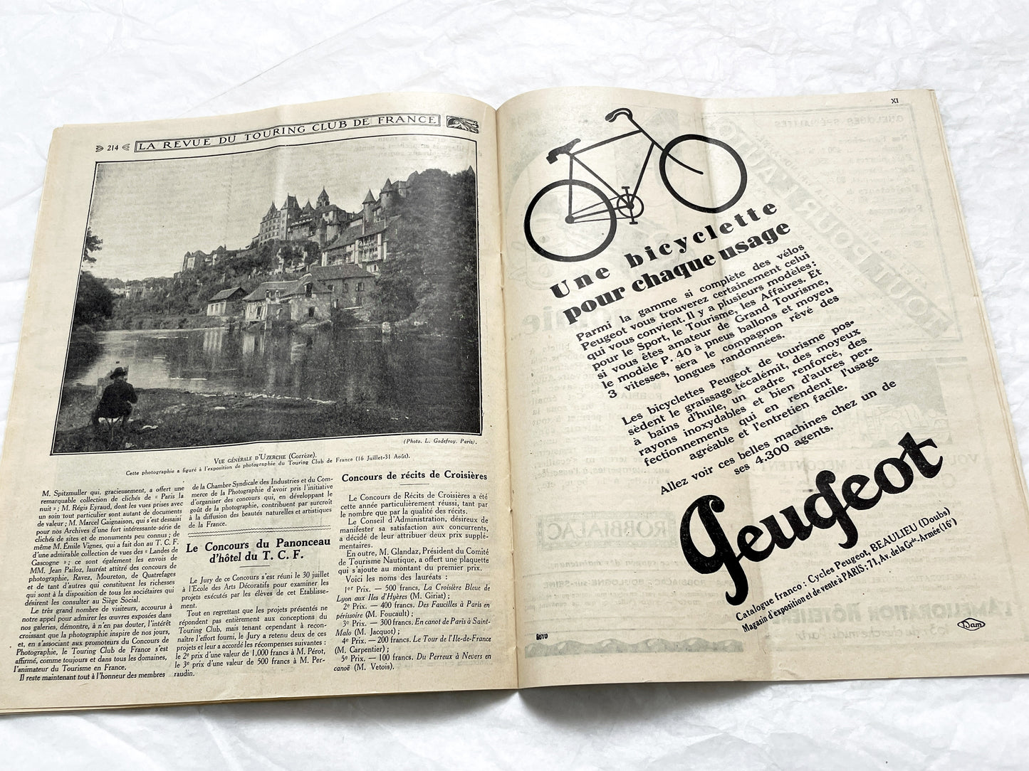 1920s - La Revue du Touring Club de France - Vintage French Magazine - Travel, Tourism & Automobilia - Original Issue