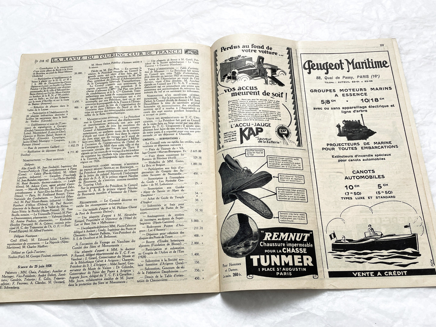 1920s - La Revue du Touring Club de France - Vintage French Magazine - Travel, Tourism & Automobilia - Original Issue