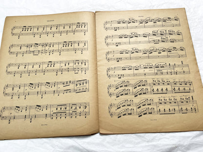 Late 19th century - Salon Piece for Piano Four Hands – Tito Mattei, Op. 21 bis – 19th Century Sheet Music (Alphonse Leduc, Paris)