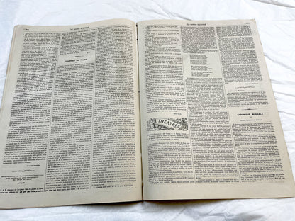 1860s - Stunning newspaper "Le monde illustré" with beautiful engravings - French weekly journal from 1865 - 16 pages