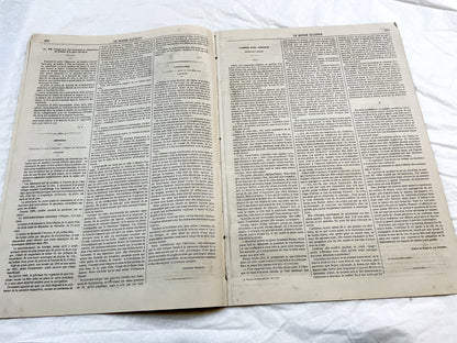 1860s - Stunning newspaper "Le monde illustré" with beautiful engravings - French weekly journal from 1865 - 16 pages
