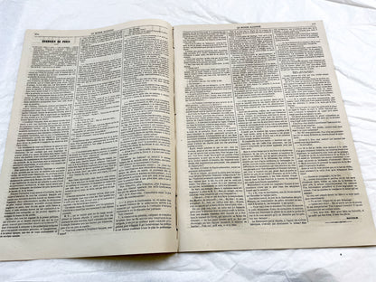 1860s - Stunning newspaper "Le monde illustré" with beautiful engravings - French weekly journal from 1865 - 16 pages