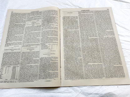 1860s - Stunning newspaper "Le monde illustré" with beautiful engravings - French weekly journal from 1865 - 16 pages