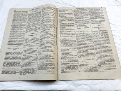 1860s - Stunning newspaper "Le monde illustré" with beautiful engravings - French weekly journal from 1865 - 16 pages