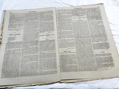 1860s - Stunning newspaper "Le monde illustré" with beautiful engravings - French weekly journal from 1867 - 16 pages