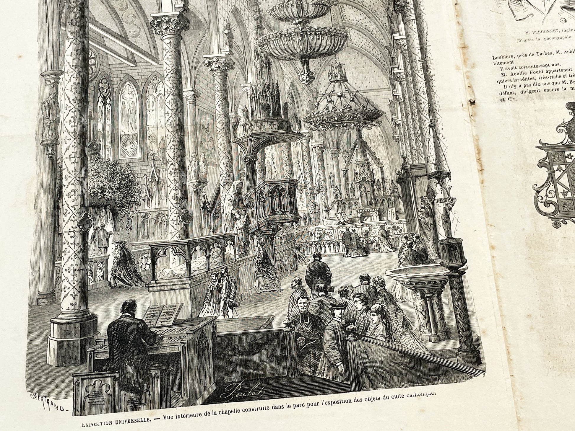 1860s - Stunning newspaper "Le monde illustré" with beautiful engravings - French weekly journal from 1867 - 16 pages