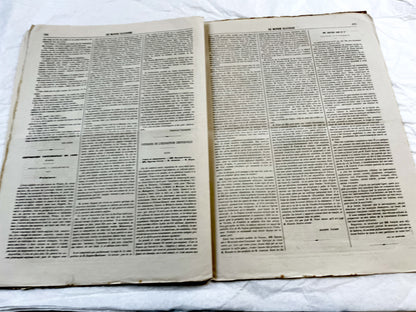1860s - Stunning newspaper "Le monde illustré" with beautiful engravings - French weekly journal from 1867 - 16 pages