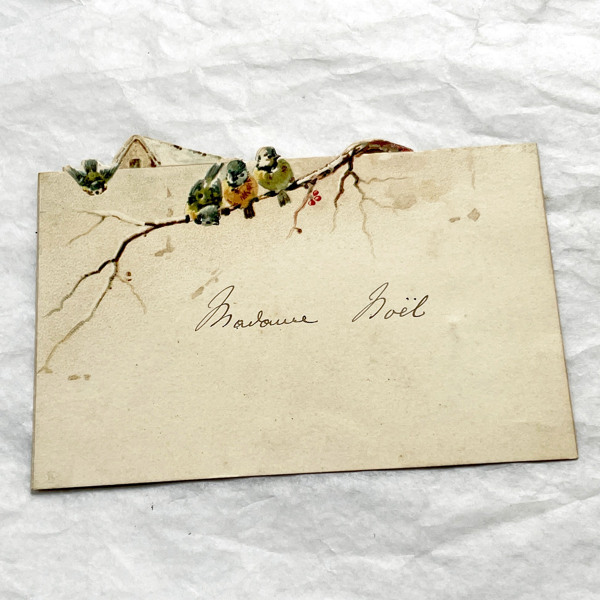 1900s - Antique French Handwritten Dinner Menu Card - Elegant Parisian Cuisine - Historical Ephemera - Vintage Fine Dining Invitation