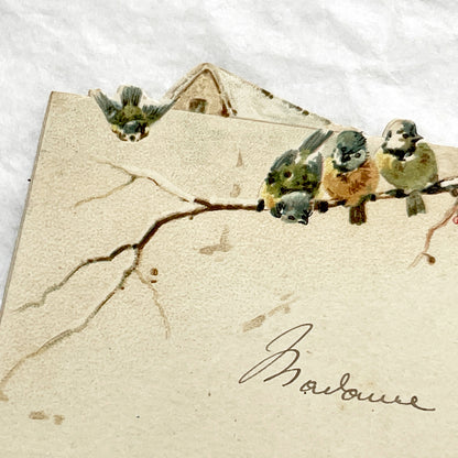 1900s - Antique French Handwritten Dinner Menu Card - Elegant Parisian Cuisine - Historical Ephemera - Vintage Fine Dining Invitation