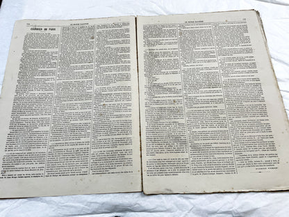 1860s - Stunning newspaper "Le monde illustré" with beautiful engravings - French newspaper from 1867 - 16 pages