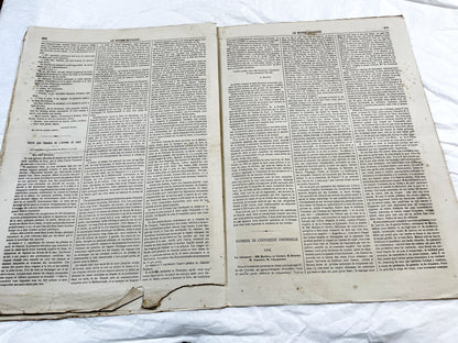 1860s - Stunning newspaper "Le monde illustré" with beautiful engravings - French newspaper from 1867 - 16 pages