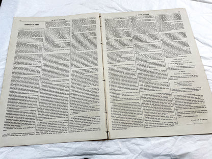 1860s - Stunning newspaper "Le monde illustré" with beautiful engravings - French newspaper from 1867 - 16 pages