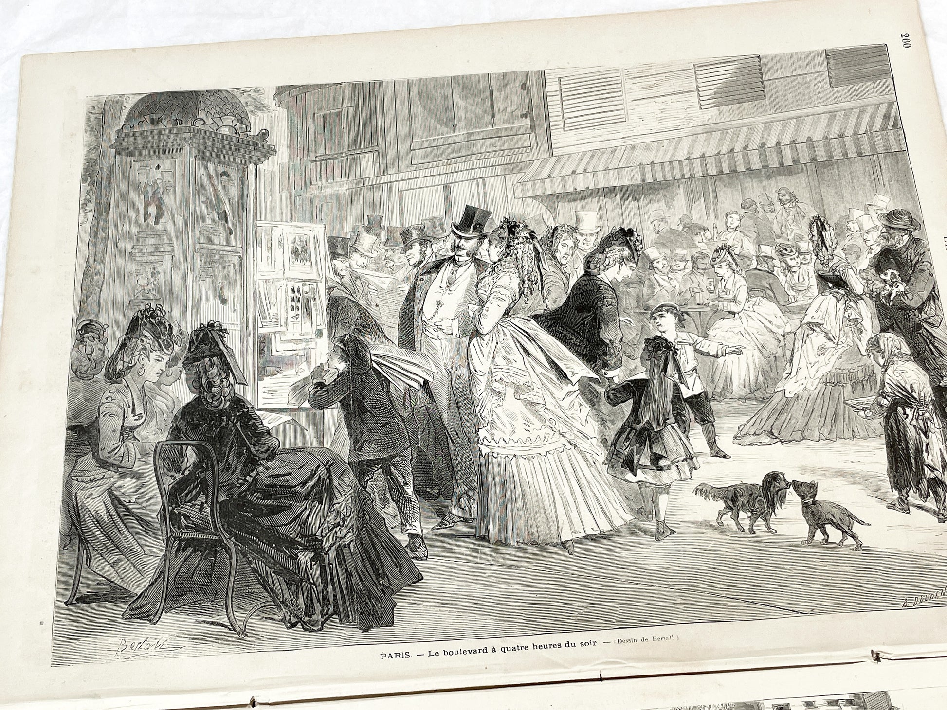 1870s - Stunning newspaper "Le monde illustré" with beautiful engravings - French newspaper from 1872 - 16 pages