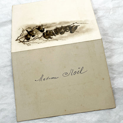 Late 19th - Exquisite French Menu Card - Elegant Handwritten Dining Experience - Formal Dinner - Decadent Cuisine - Historical Gastronomy