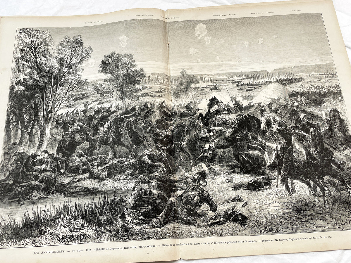 1870s - Stunning newspaper "Le monde illustré" with beautiful engravings - French newspaper from 1872 - 16 pages