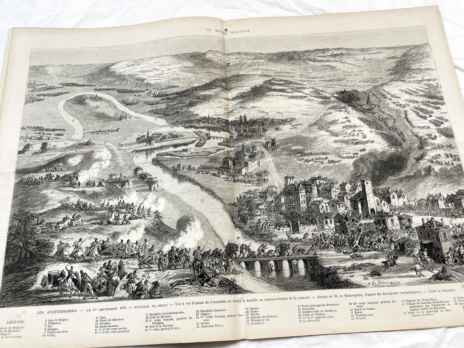 1870s - Stunning newspaper "Le monde illustré" with beautiful engravings - French newspaper from 1872 - 16 pages