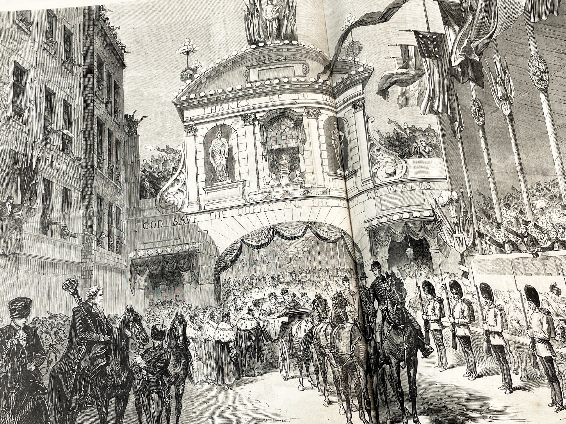 1870s - Stunning newspaper "Le monde illustré" with beautiful engravings - French newspaper from 1872 - 16 pages