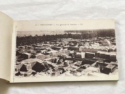 1910s - Touggourt Postcard Booklet - Vintage North African Photos - Algerian Oasis Scenes - Historical Travel Souvenir Album