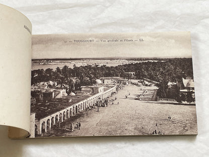 1910s - Touggourt Postcard Booklet - Vintage North African Photos - Algerian Oasis Scenes - Historical Travel Souvenir Album