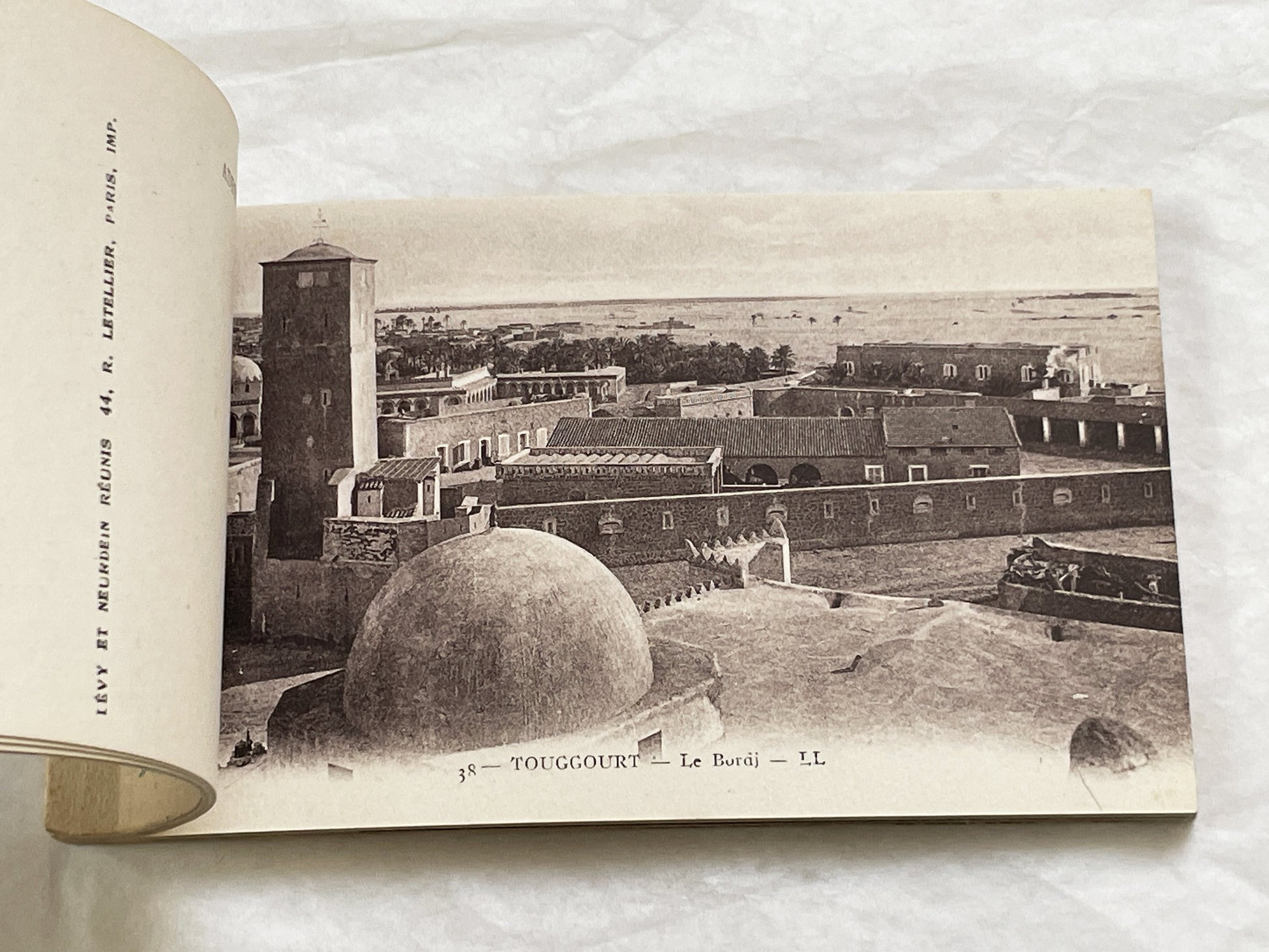 1910s - Touggourt Postcard Booklet - Vintage North African Photos - Algerian Oasis Scenes - Historical Travel Souvenir Album