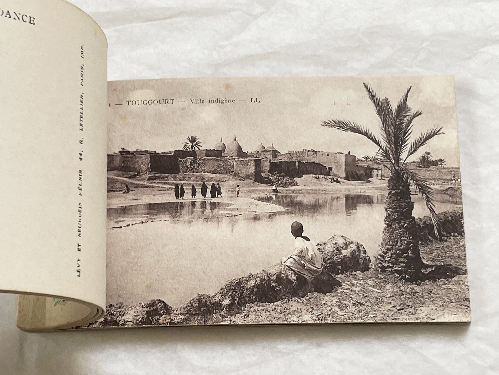 1910s - Touggourt Postcard Booklet - Vintage North African Photos - Algerian Oasis Scenes - Historical Travel Souvenir Album