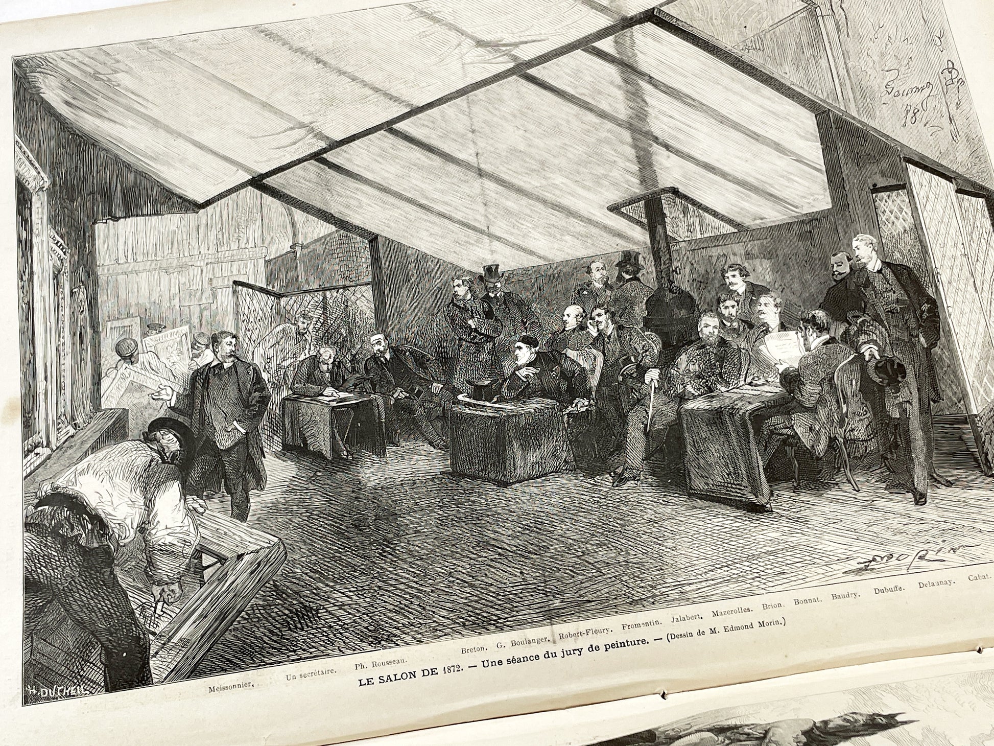 1870s - Stunning newspaper "Le monde illustré" with beautiful engravings - French newspaper from 1872 - 16 pages