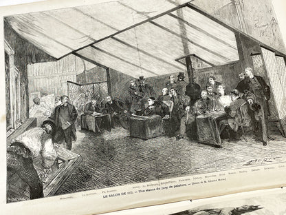 1870s - Stunning newspaper "Le monde illustré" with beautiful engravings - French newspaper from 1872 - 16 pages