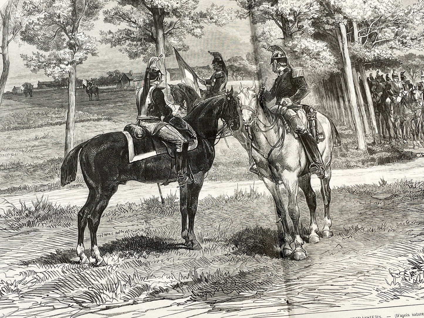 1870s - Stunning newspaper "Le monde illustré" with beautiful engravings - French newspaper from 1872 - 16 pages