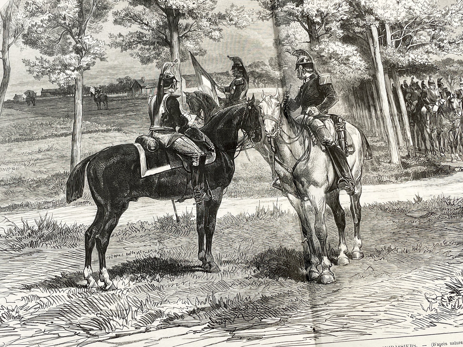 1870s - Stunning newspaper "Le monde illustré" with beautiful engravings - French newspaper from 1872 - 16 pages