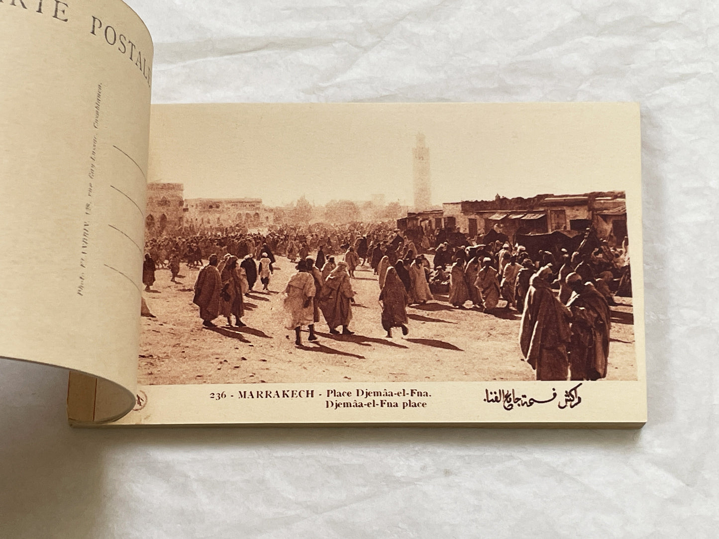 1920s - Marrakesh Heliogravure Postcard Booklet - Vintage Morocco Travel Souvenir - Photography - Historic African City Scapes and Culture