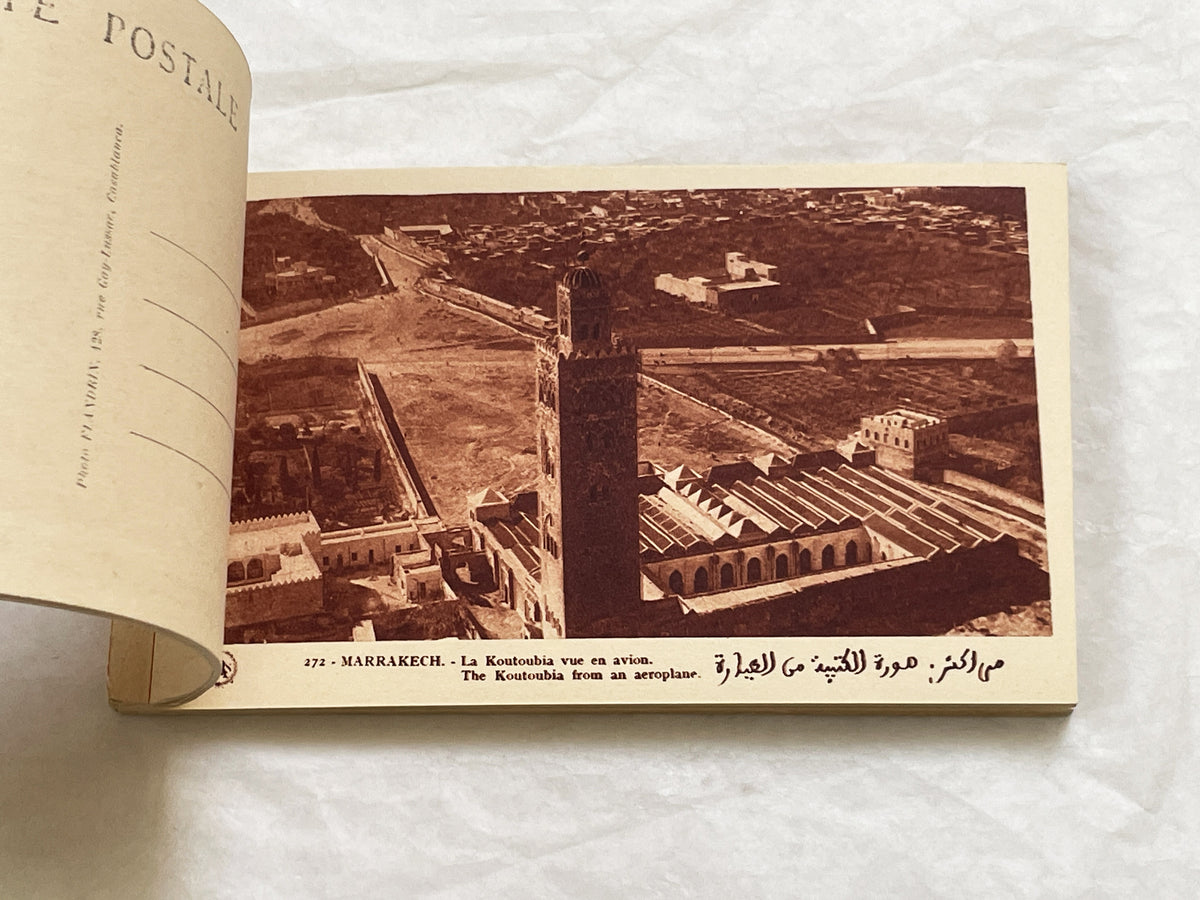 1920s - Marrakesh Heliogravure Postcard Booklet - Vintage Morocco Travel Souvenir - Photography - Historic African City Scapes and Culture