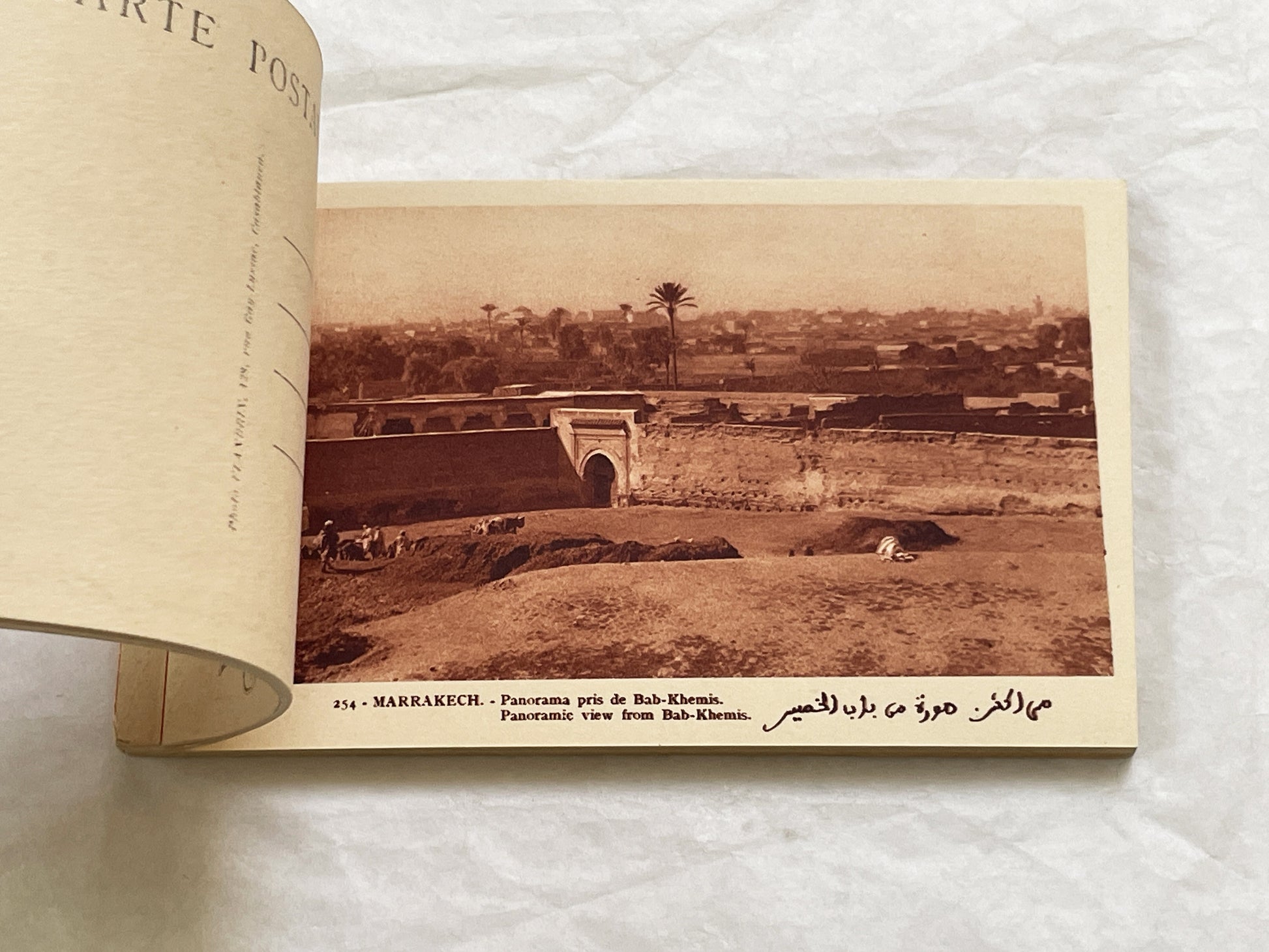 1920s - Marrakesh Heliogravure Postcard Booklet - Vintage Morocco Travel Souvenir - Photography - Historic African City Scapes and Culture