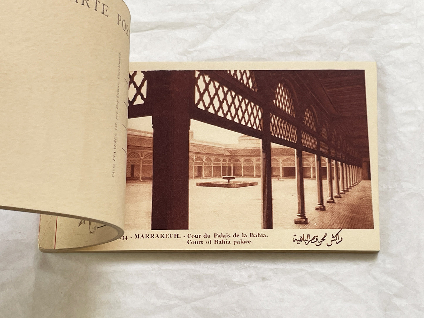 1920s - Marrakesh Heliogravure Postcard Booklet - Vintage Morocco Travel Souvenir - Photography - Historic African City Scapes and Culture