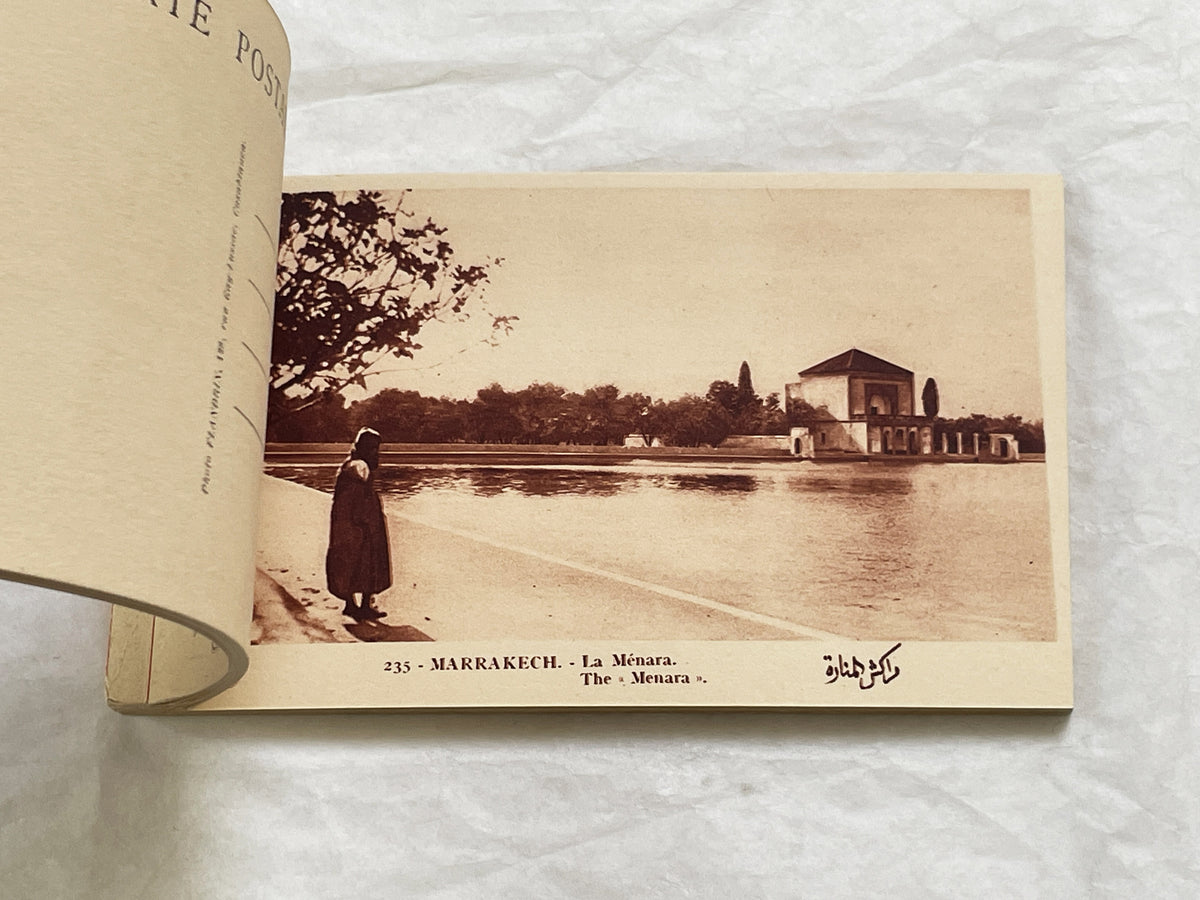 1920s - Marrakesh Heliogravure Postcard Booklet - Vintage Morocco Travel Souvenir - Photography - Historic African City Scapes and Culture