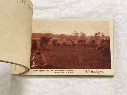 1920s - Marrakesh Heliogravure Postcard Booklet - Vintage Morocco Travel Souvenir - Photography - Historic African City Scapes and Culture