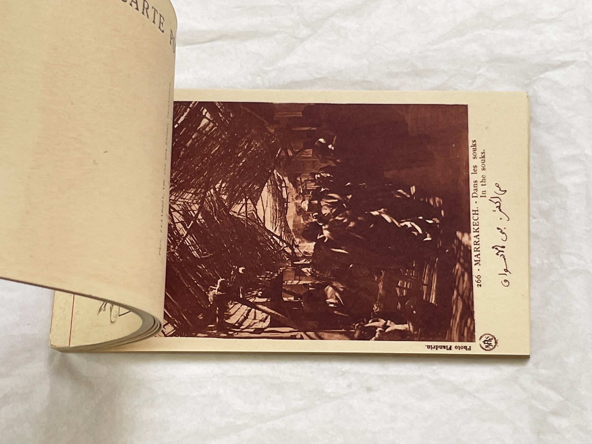 1920s - Marrakesh Heliogravure Postcard Booklet - Vintage Morocco Travel Souvenir - Photography - Historic African City Scapes and Culture