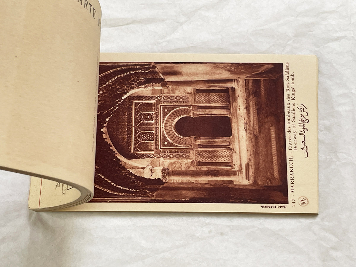 1920s - Marrakesh Heliogravure Postcard Booklet - Vintage Morocco Travel Souvenir - Photography - Historic African City Scapes and Culture