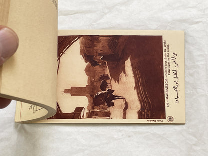 1920s - Marrakesh Heliogravure Postcard Booklet - Vintage Morocco Travel Souvenir - Photography - Historic African City Scapes and Culture