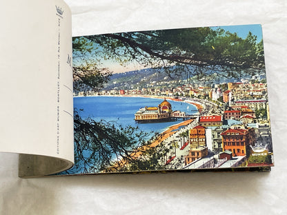 1920s - 15 Vintage Postcards - Folder - French Riviera Travel Souvenir - Côte d'Azur Scenery - Monaco - Cannes - Menton - Antibes