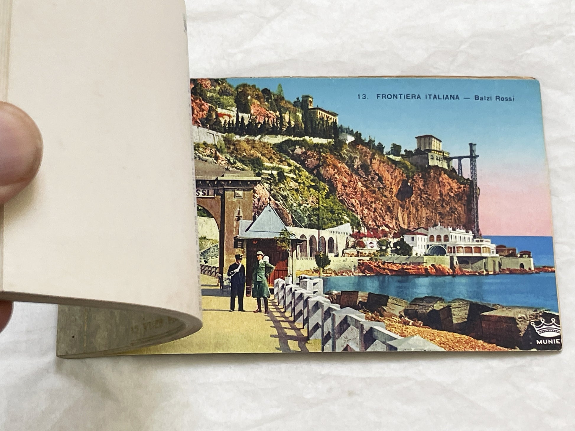 1920s - 15 Vintage Postcards - Folder - French Riviera Travel Souvenir - Côte d'Azur Scenery - Monaco - Cannes - Menton - Antibes