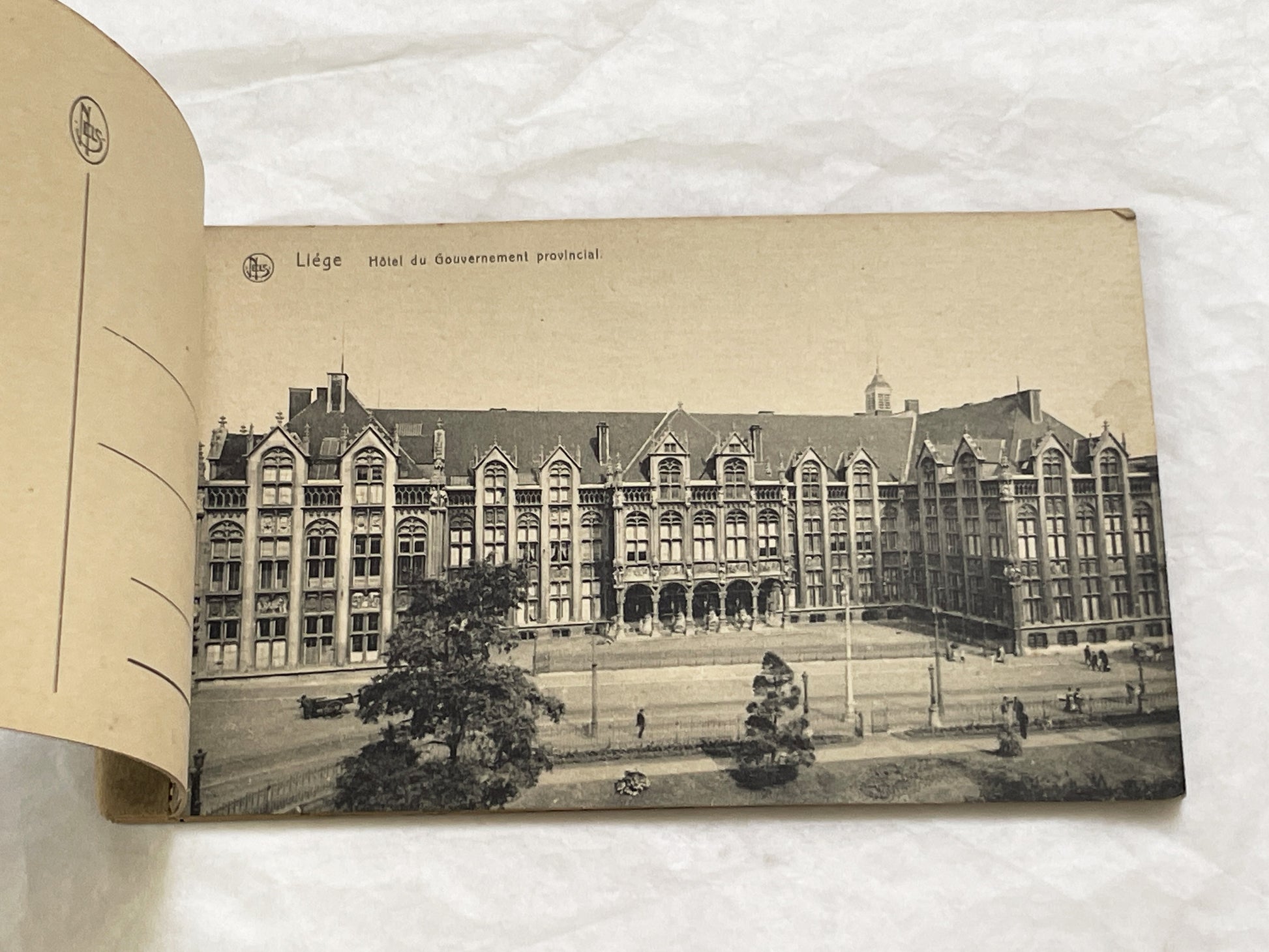 1910s - Vintage Liège Postcard Book - Historic Belgian Cityscape Views and Landmarks - Collectible European Travel Souvenir Album