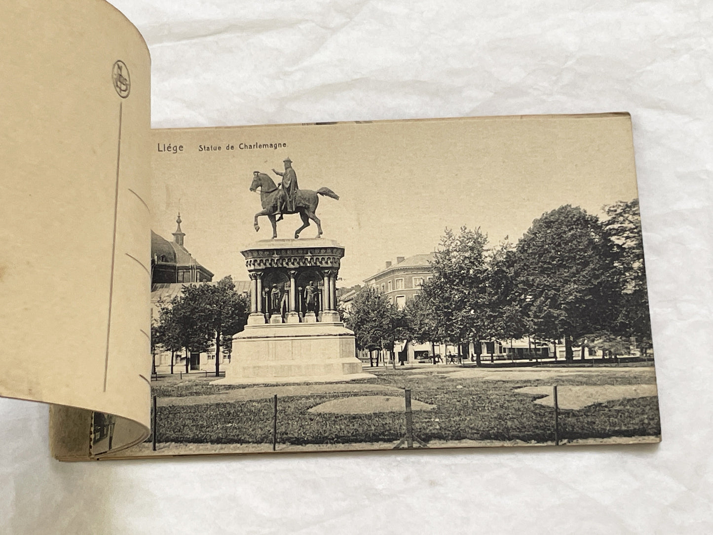 1910s - Vintage Liège Postcard Book - Historic Belgian Cityscape Views and Landmarks - Collectible European Travel Souvenir Album