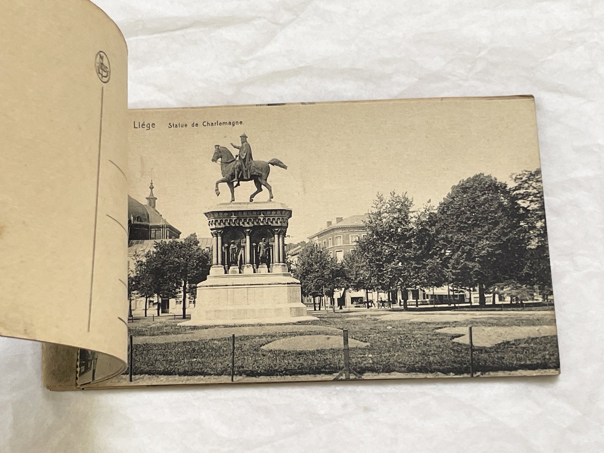 1910s - Vintage Liège Postcard Book - Historic Belgian Cityscape Views and Landmarks - Collectible European Travel Souvenir Album