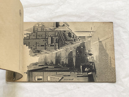 1910s - Vintage Liège Postcard Book - Historic Belgian Cityscape Views and Landmarks - Collectible European Travel Souvenir Album