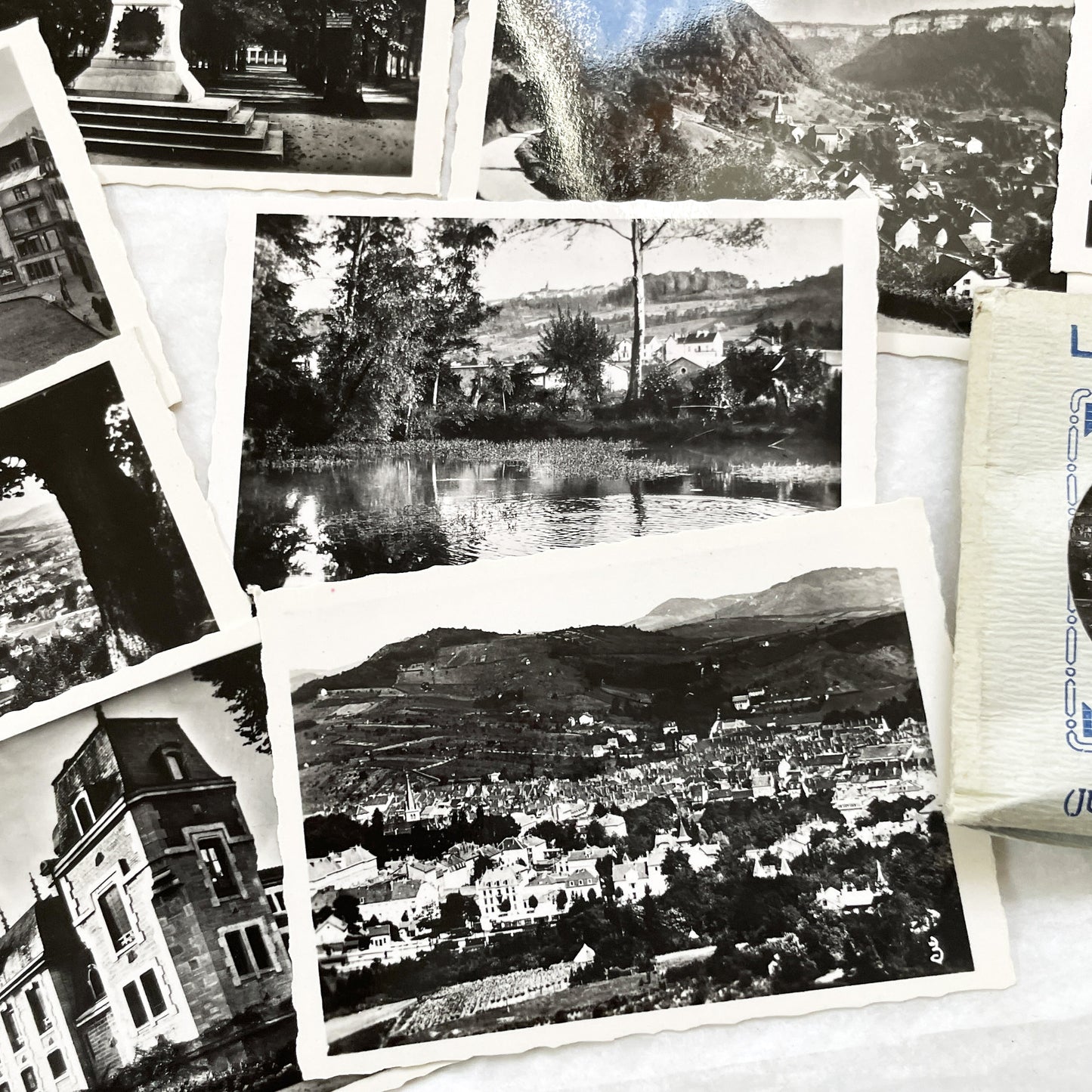 1930s - 20 Vintage French Photo - Pont-en-Royans and Lons-le-Saunier - Scenic Views - Historical French Photography Collection