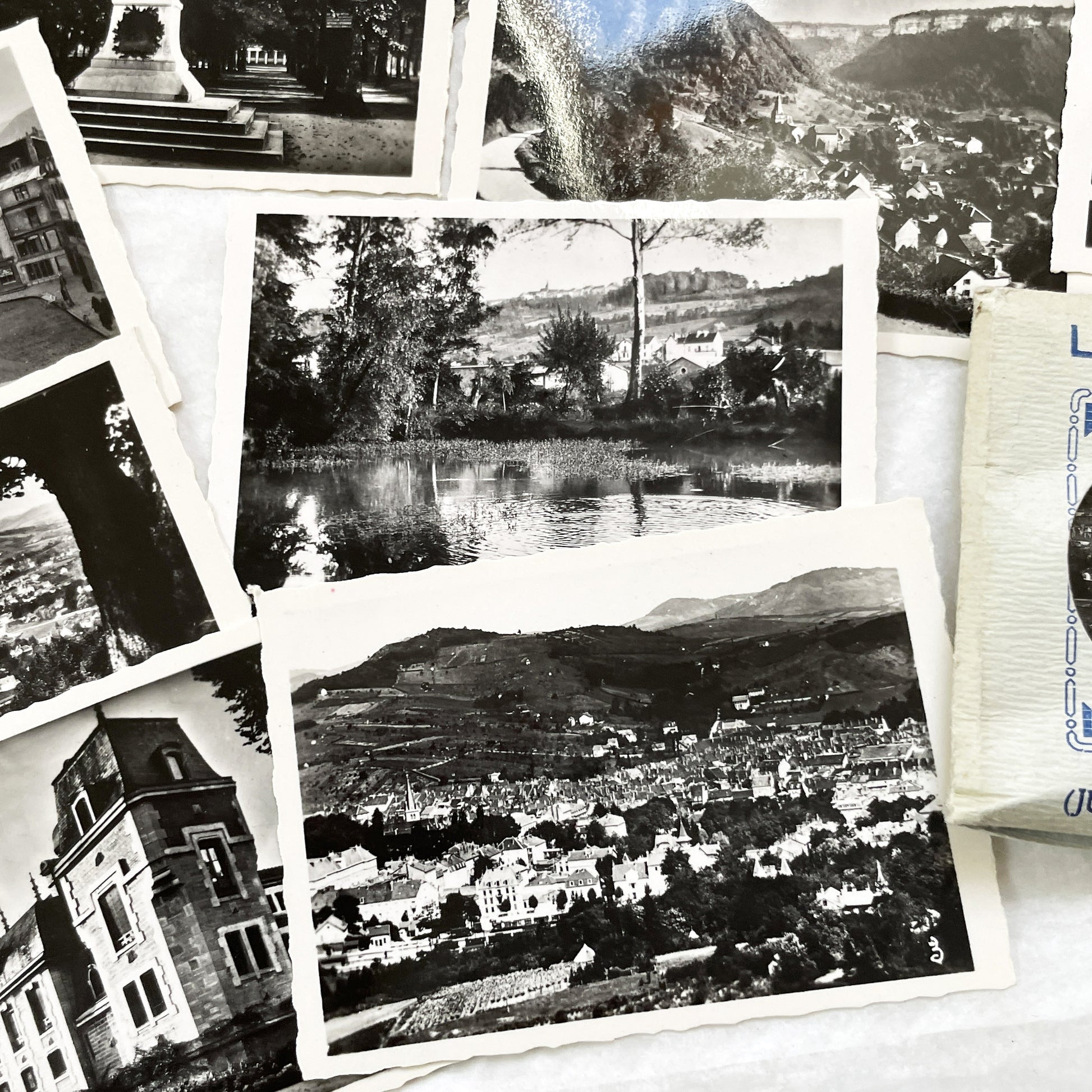 1930s - 20 Vintage French Photo - Pont-en-Royans and Lons-le-Saunier - Scenic Views - Historical French Photography Collection