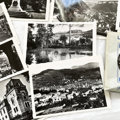 1930s - 20 Vintage French Photo - Pont-en-Royans and Lons-le-Saunier - Scenic Views - Historical French Photography Collection