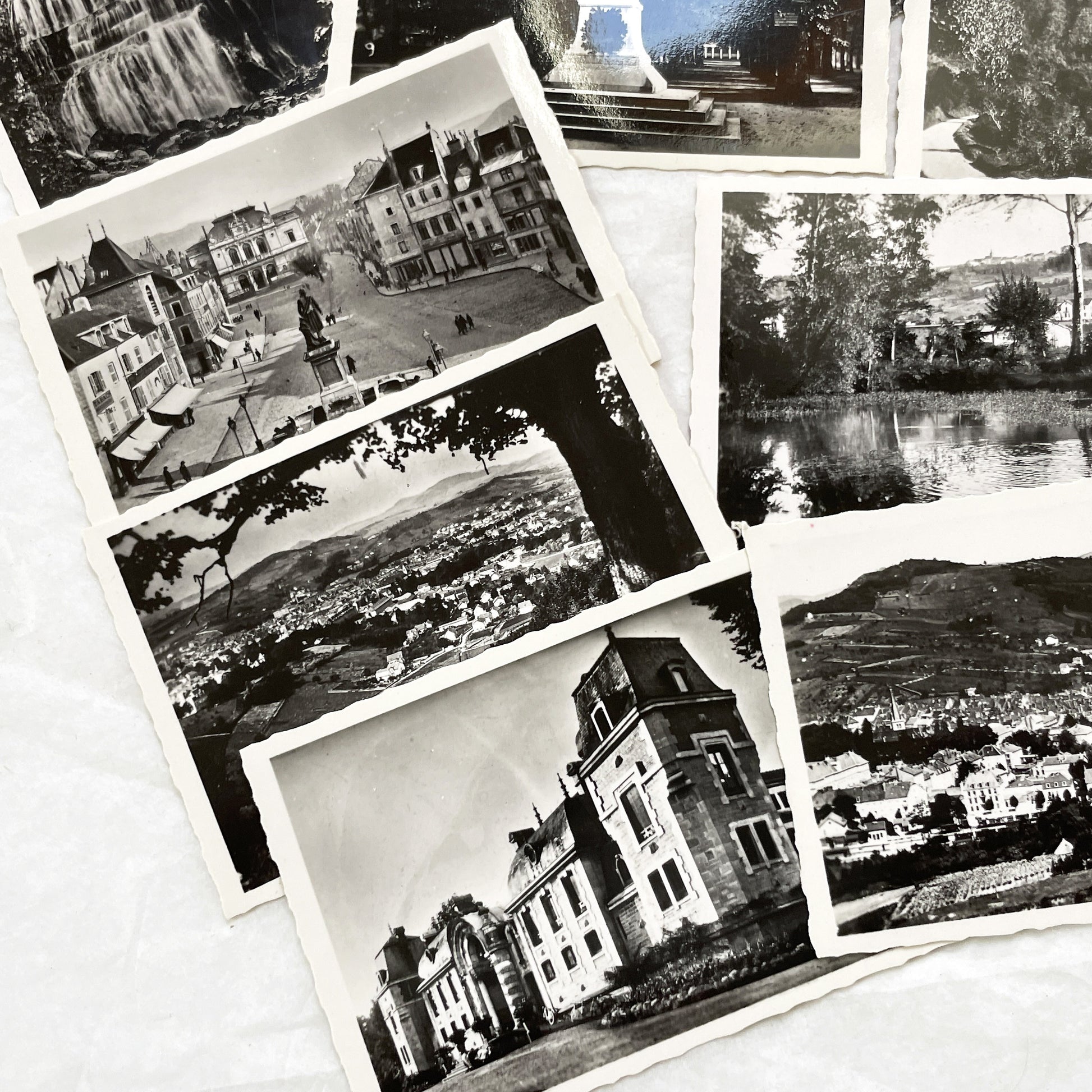 1930s - 20 Vintage French Photo - Pont-en-Royans and Lons-le-Saunier - Scenic Views - Historical French Photography Collection