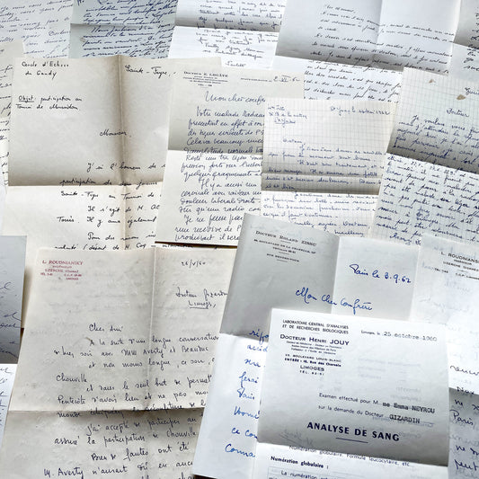 1960s - 20 letters sent to a French doctor during 1960s - The letters he received came from his family, other doctors or chess enthusiasts.